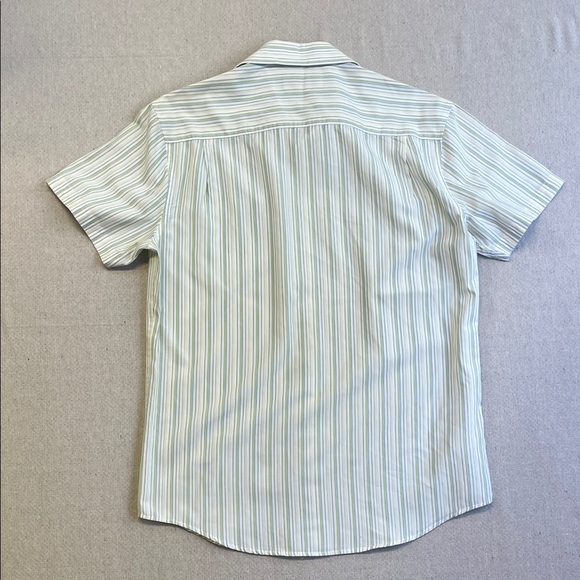 Original Penguin Light Blue Striped Button Down Shirt - Picture 7 of 8